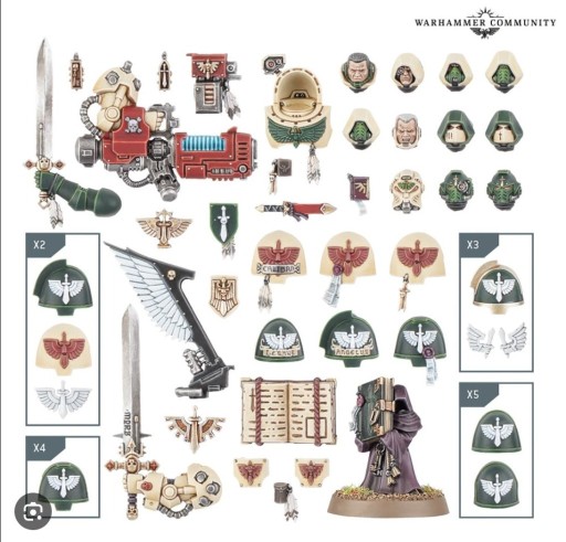 Zdjęcie oferty: WH40k Deathwing Assault Dark Angels Upgrade Sprue