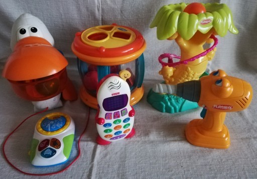 Zdjęcie oferty: Mix 6 zabawek dla malucha Fischer Chicco Playskool