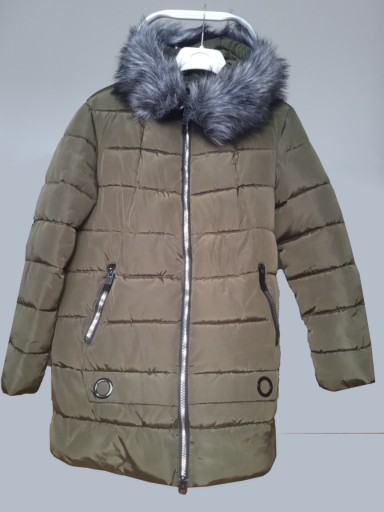 Zdjęcie oferty: Kurtka zimowa pikowana z kapturem HANLISI - 4XL