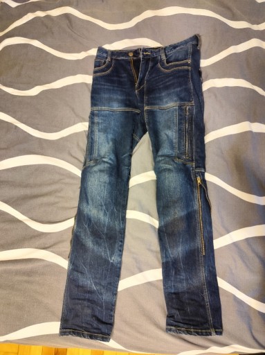 Zdjęcie oferty: Spodnie motocyklowe 4-biker Jeans MAX Blue - 32