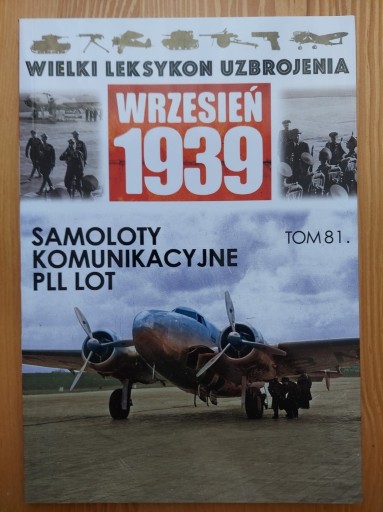 Zdjęcie oferty: Samoloty komunikacyjne PLL LOT - WLU 1939 t. 81
