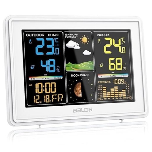 Zdjęcie oferty: Stacja pogodowa barometr kalendarz Baldr B359WHV2 termometr