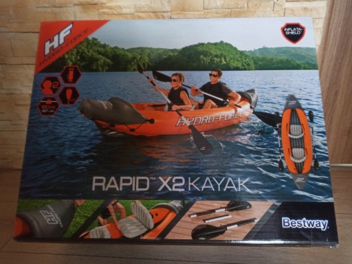 Zdjęcie oferty: Kajak Bestway Lite Rapid 321 cm 2 miejsc 65077 