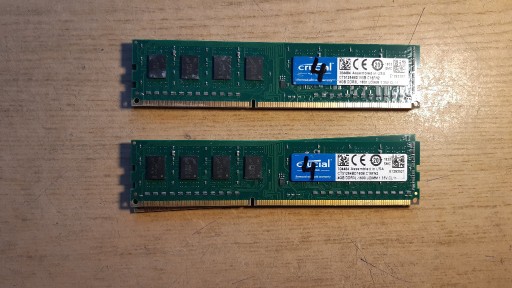 Zdjęcie oferty: CRUCIAL 8GB(2x4GB), DDR3, 1600Mhz