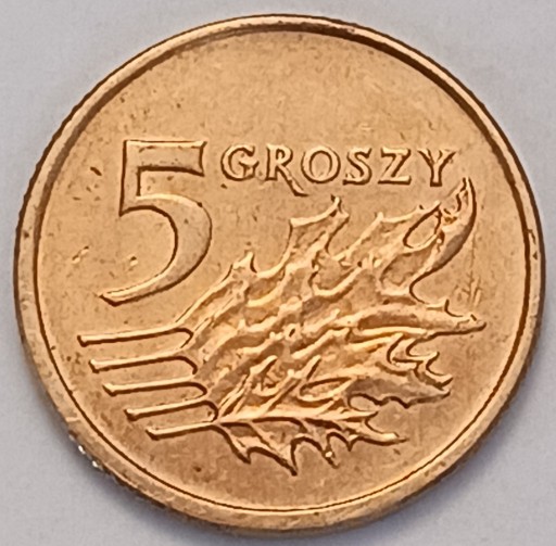 Zdjęcie oferty: 5 gr groszy 2000 r. b. ładna