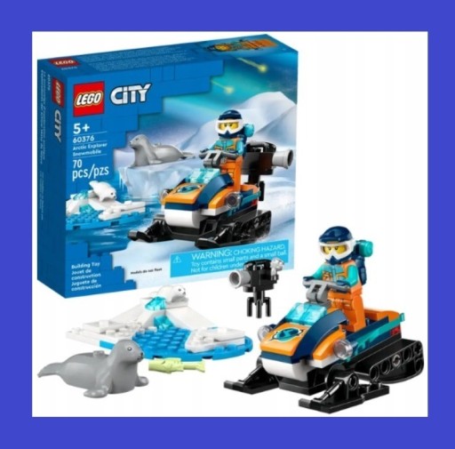 Zdjęcie oferty: LEGO CITY 60376 Skuter Śnieżny Badacza Arktyki