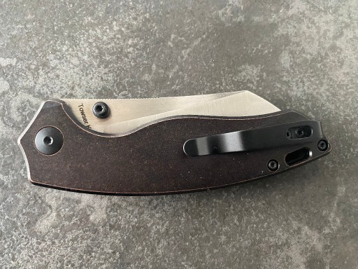 Zdjęcie oferty: Nóż Kizer Towser K V4593C3 miedź EDC folder