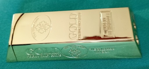 Zdjęcie oferty: Zapalniczka Gold Bar gazowa żarowa metalowa złota