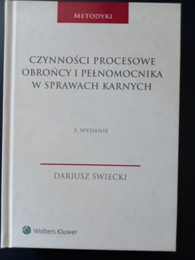 Zdjęcie oferty: Czynności procesowe Świecki