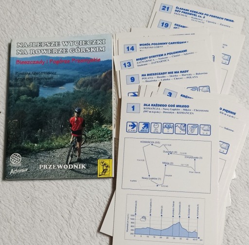 Zdjęcie oferty: NAJLEPSZE WYCIECZKI NA ROWERZE GÓRSKIM. BIESZCZADY. Kosterkiewicz Nowa!!!