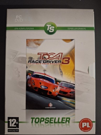 Zdjęcie oferty: Gra PC Toca Race Driver 3 wersja pudełkowa DVD
