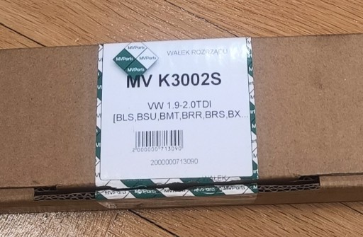 Zdjęcie oferty: Wałek rozrządu 1,9 2,0 TDI MV Parts K3002S  Nowy