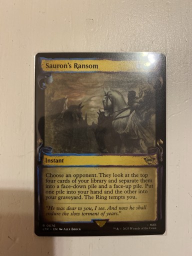 Zdjęcie oferty: MTG - LTR Sauron’s Ransom