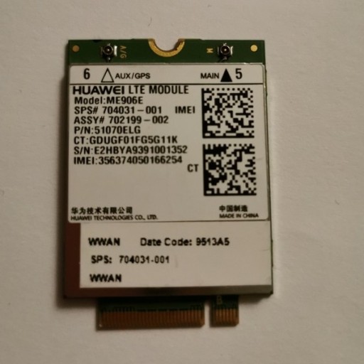 Zdjęcie oferty: Modem WWAN LTE Huawei ME906E do HP