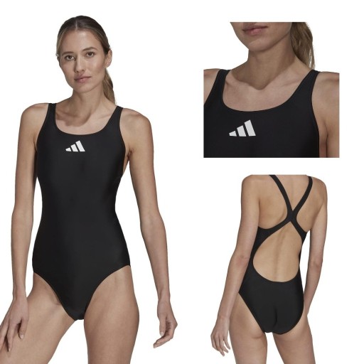 Zdjęcie oferty: Strój kąpielowy adidas 3 Bars Suit - L czarny