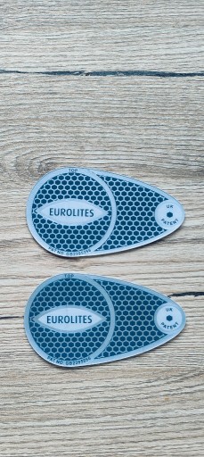 Zdjęcie oferty: 2 NAKLEJKI NA LAMPY UK EUROLITES + instrukcja 