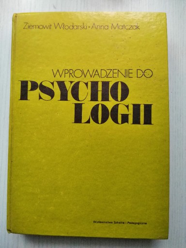 Zdjęcie oferty: Wprowadzenie do psychologii 