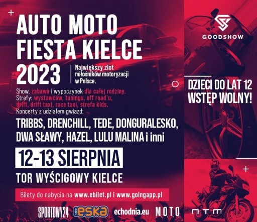 Zdjęcie oferty: Bilet na Auto Moto Fiesta Kielce 
