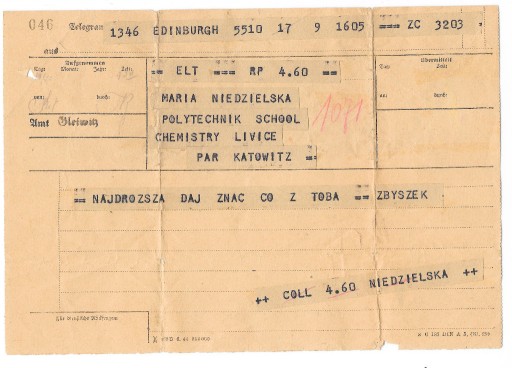 Zdjęcie oferty: Okupacja II wś - Telegram z Gleiwitz do Edinburgh