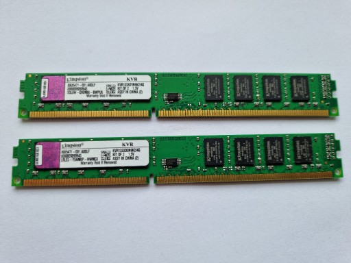 Zdjęcie oferty: Pamięć RAM Kingston 4 GB DDR3(2*2 GB) 1333 MHz