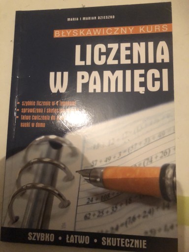 Zdjęcie oferty: Błyskawiczny kurs liczenia w pamięci