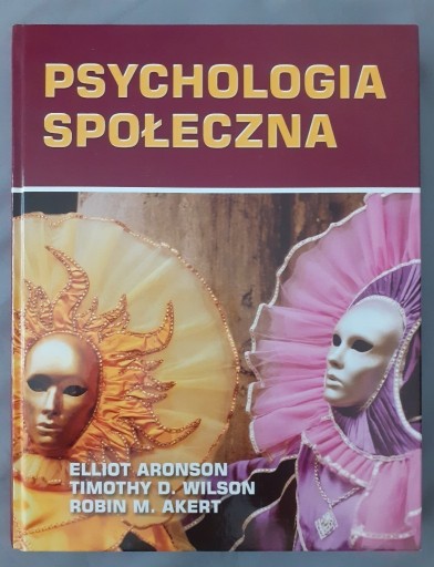 Zdjęcie oferty: PSYCHOLOGIA SPOŁECZNA ARONSON AKERT