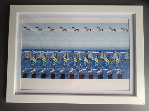 Zdjęcie oferty: Stereogram, obrazek 3D, magiczne oko w ramce 33x24cm  