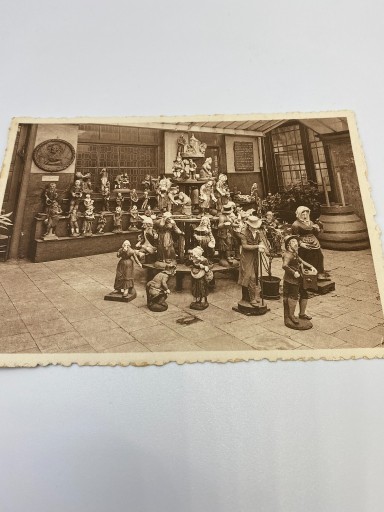 Zdjęcie oferty: Stara pocztówka z muzeum folkloru w Antwerpii