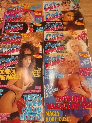 Zdjęcie oferty: Magazyn CATS  1993r  12 numerów stan igła RARYTAS 