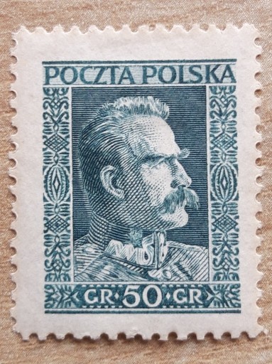 Zdjęcie oferty: Fi 238c* , niebieskawoziel. Piłsudski , gw. PZF