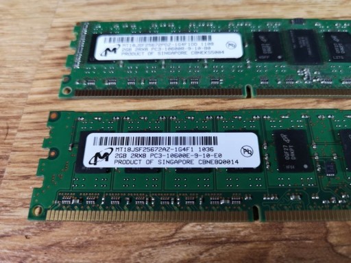 Zdjęcie oferty: Pamięć RAM ze stacji roboczej HP 2 GB UDIMM DDR3