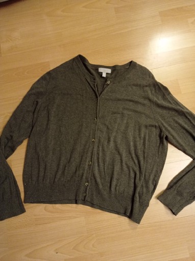 Zdjęcie oferty: Brązowy kardigan H&M r.XXL j.Nowy + t-shirt gratis