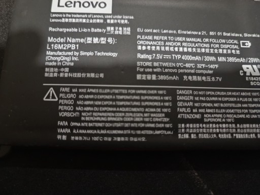 Zdjęcie oferty: Oryginalna bateria do LENOVO Ideapad 320-15AST