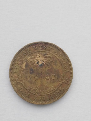 Zdjęcie oferty: Moneta 1 szyling Brytyjska Afryka Zachodnia 1940 