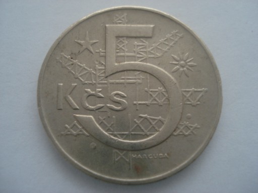 Zdjęcie oferty: Czechosłowacja 5 koron 1973