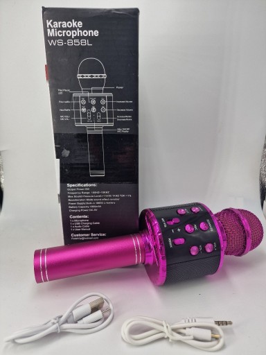 Zdjęcie oferty: Mikrofon bezprzewodowy zabawka do karaoke (3)