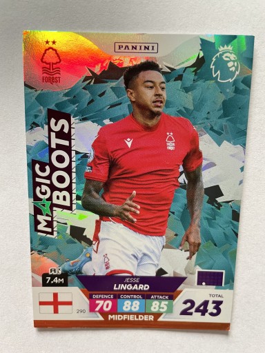 Zdjęcie oferty: FIFA PANINI 2023 PLUS Magic Boots Lingard 290