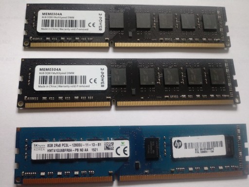 Zdjęcie oferty: Pamięć RAM do PC  8 GB każda .