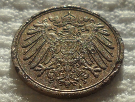 Zdjęcie oferty: Wilhelm II 1 fenig pfennig 1893 A Berlin Prusy