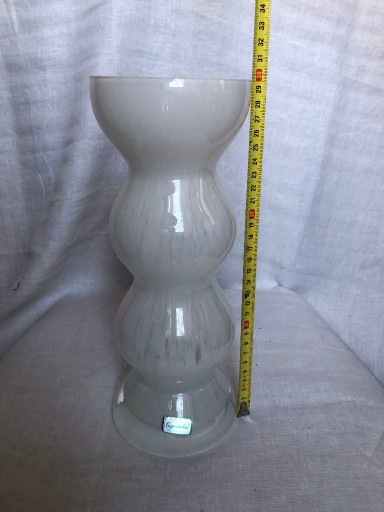 Zdjęcie oferty: Wazon szklany Bohemia Czeski bałwanek wysoki 30cm