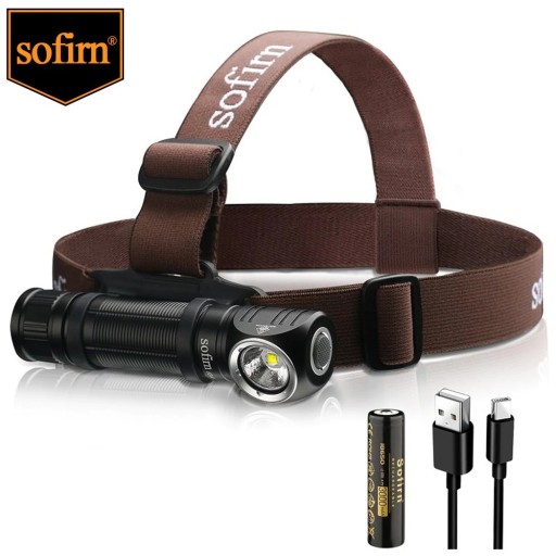 Zdjęcie oferty: latarka czołowa Sofirn HS40 USB + AKU 18650 SST40 