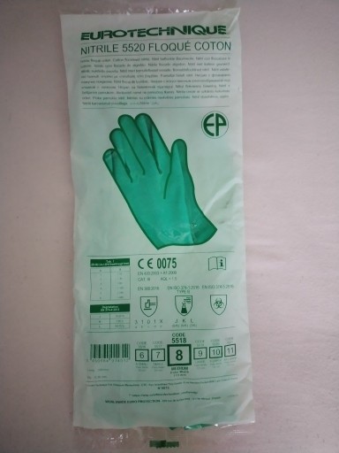Zdjęcie oferty: Rękawice gumowe chemoodporne 8r.