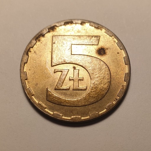 Zdjęcie oferty: Polska - Moneta 5 zł 1987