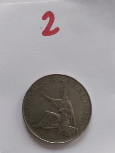 Zdjęcie oferty: Włochy 500 lirów Stulecie Zjednoczenia 1961 srebro