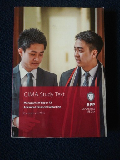 Zdjęcie oferty: CIMA F2 Study text 2017 BDB