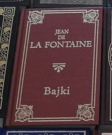 Zdjęcie oferty: Jean De La Fontaine, Bajki, seria Ex Libris