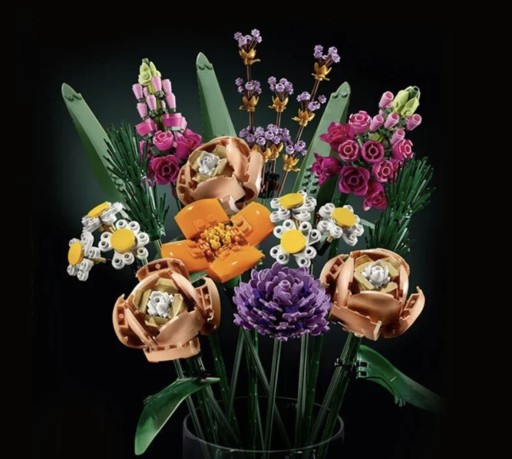 Zdjęcie oferty: Klocki Bukiet Kwiatów jak lego Prezent 10280