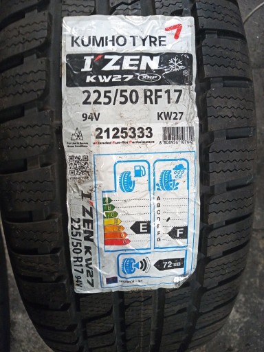 Zdjęcie oferty: opona kumho tyre izen kw27 225/50 r17