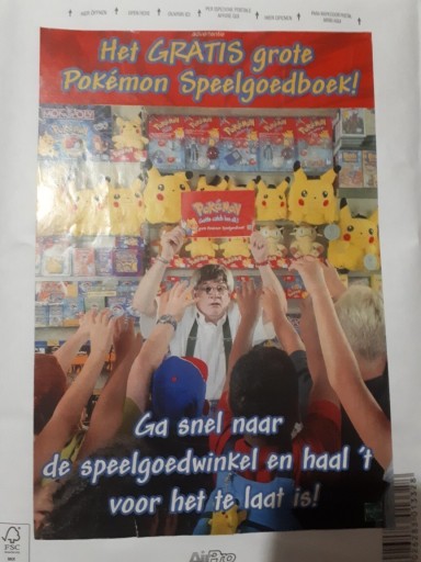 Zdjęcie oferty: Pokemon Prospekt Reklamowy Pokemon 2001, Unikat