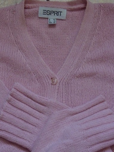 Zdjęcie oferty: SUPER rozpinany sweter ESPRIT różowy rozm. S/ 36 